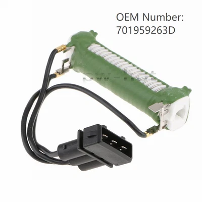 For Volkswagen EuroVan Transporter  Engine Cooling Fan Resistor 701959263D New Foto 1 de 3