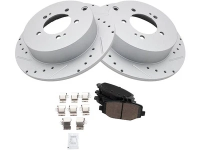 For 2008-2013 Mitsubishi Outlander Brake Pad and Rotor Kit Rear 77183KTPF 2009 - Изображение 1 из 2
