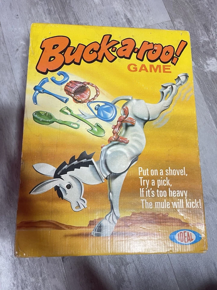 Vintage 1970 "Buck-A-Roo" Game / Rare Red IDEAL Toy Corp. Game - Image 1 of 1