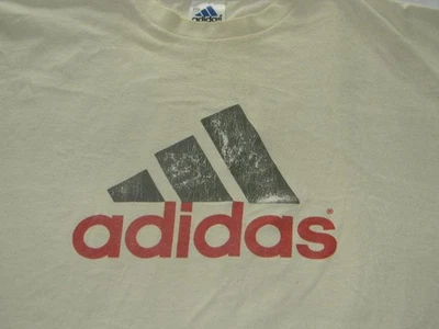 VINTGAE 90's Y2K ADIDAS ORIGINAL MEN'S T-SHIRT SIZE 2XL BLUE TAG MADE IN USA - Image 1 of 4