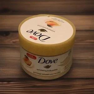 Dove Exfoliating Body Polish Scrub Crushed Almond & Mango Butter 10.5 oz - Picture 1 of 3