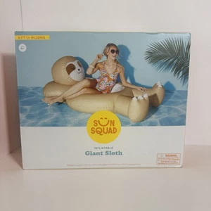 Sun Squad Inflable Gigante Perezoso Natación Tubo Flotador Salón Más de 6' Pies *Caja Abierta* - Imagen 1 de 2