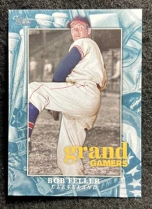 2024 Topps Series 1 Grand Gamers Blue Bob Feller #GOG-24 HOF - Picture 1 of 2