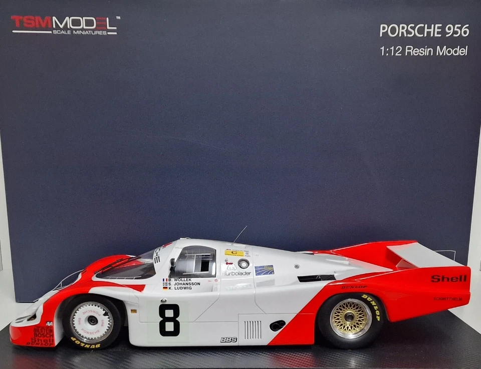 MODELLINO AUTO SCALA 1:12 TSM TRUE SCALE PORSCHE 956 24H LE MANS 1983 MODELLISMO - Immagine 1 di 4