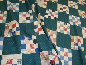 1 of  10 Yds RALPH LAUREN Fabric Quilt Patchwork Green Upholstery 56"w BTY - Picture 1 of 7