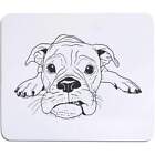 'Grumpy Boxer Dog' Mouse Mat / Desk Pad (MO00013934)