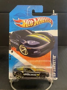 Hot Wheels Error 2011 C6 CORVETTE Front Wheel Error - Picture 1 of 12
