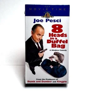 8 Heads in a Duffel Bag VHS Tape SEALED Year 2000 Print Y2K - Pesci Comedy - Picture 1 of 8
