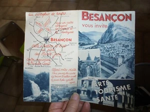Dépliant Touristique Carte Plan Besançon Doubs - Foto 1 di 2