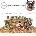 SAVANNASHOPS Dog Nativity German Shepherd Gifts - Nativity Sets - Dog Lover Gift