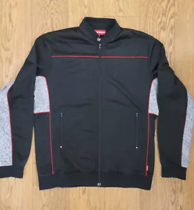 Supreme OG 2002 Black Cement Elephant Print Track Top Jacket size M Medium - Picture 1 of 4
