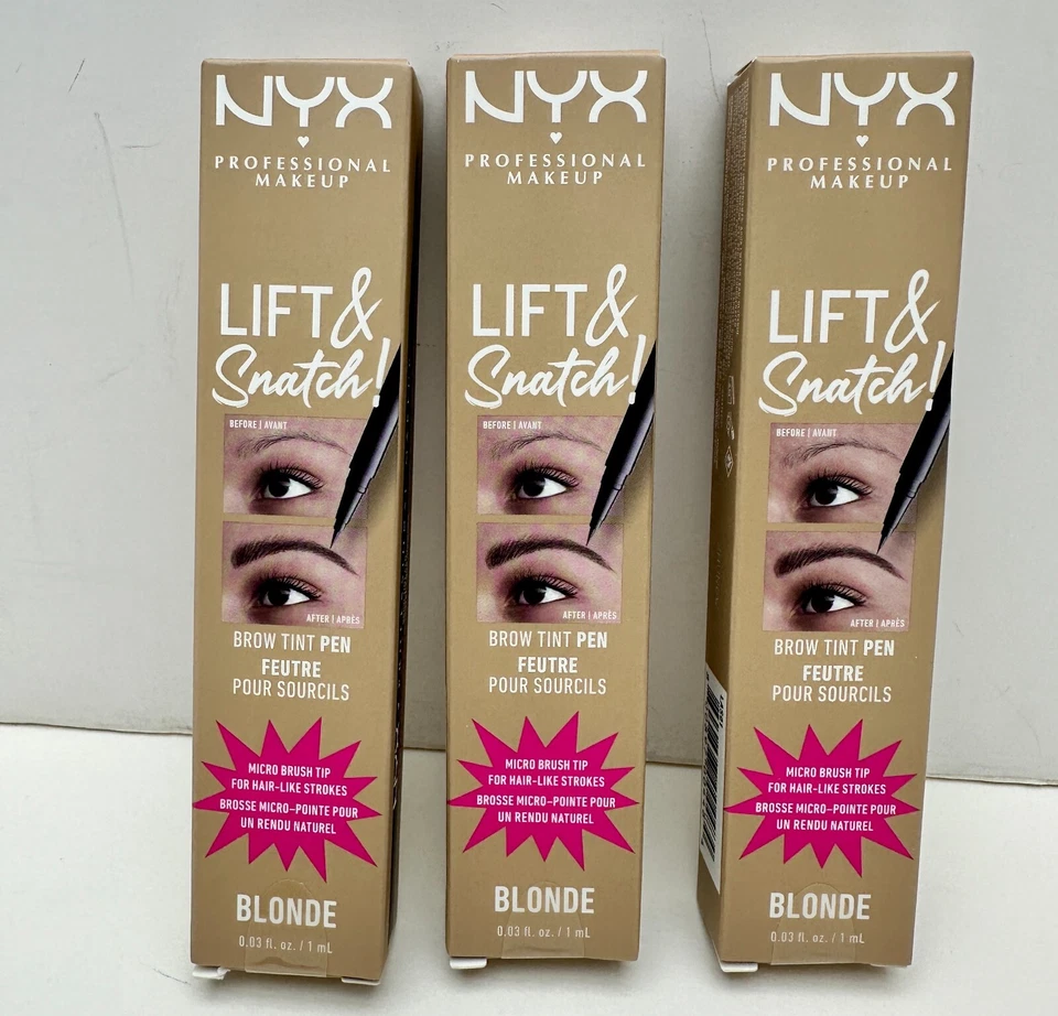 NYX Professional Makeup Lift N Snatch Brow Tint Pen Blonde 0.03 fl oz -
