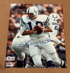 JOHNNY UNITAS SIGNED BALTIMORE COLTS 8X10 PHOTO BECKETT FULL LETTER #4 - Picture 1 of 2