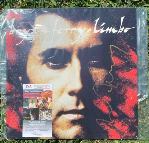 BRYAN FERRY - LIMBO AUTOGRAPHED/SIGNED ALBUM WITH JSA COA Cover