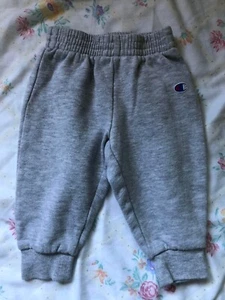 Baby Boys Champion Heather Grey Joggers Size 12 Months Very Nice!! - Picture 1 of 4