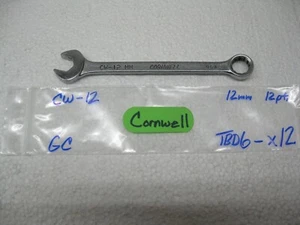 Cornwell Herramientas 12mm Métrica Combinación 12 Puntos Llave CW-12 ¡Bonita! - Imagen 1 de 8