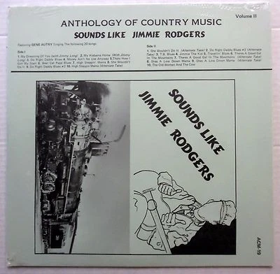 GENE AUTRY Sounds like JIMMIE RODGERS Vol.II LP Sealed COUNTRY - Image 1 of 2