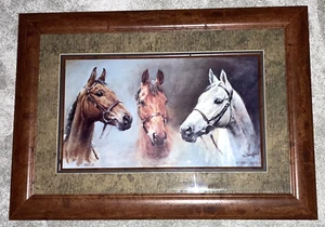 SL Crawford 'We Three Kings' Wood Framed Canvas Print. See Description - Picture 1 of 13