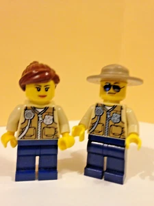 Lego - cty0548 & cty0516 Swamp Police - Minifigures - Town/City/Police -Lot of 2 - Picture 1 of 5