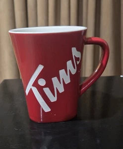 Tim Hortons Limited Edition Red etched Coffee Mug 2013 - Picture 1 of 4