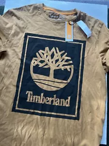 Nueva con etiquetas Camiseta Timberland Kennebec River Tree Logo Para Hombre Marrón Talla M Precio de venta sugerido por el fabricante $28 - Imagen 1 de 2