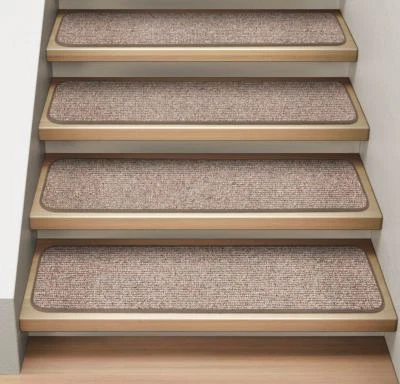 Juego de 15 Alfombras AMONTABLES Escaleras 8"x30" BEIGE GUIJARRO Alfombras Corredor Foto 1 de 4