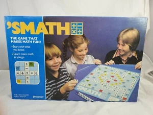 Vintage ‘Smath The Game That Makes Math Fun By Pressman ~ Missing One Tile - Picture 1 of 10