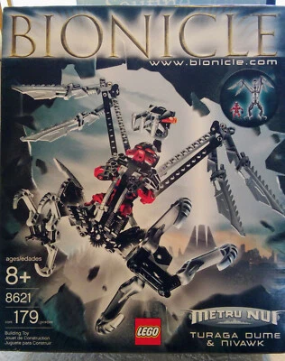 *NUEVO-Lego Bionicle Warrior Metru Nui Turaga Dume & Nivawk #8621 RARO COLECCIONABLE Foto 1 de 4