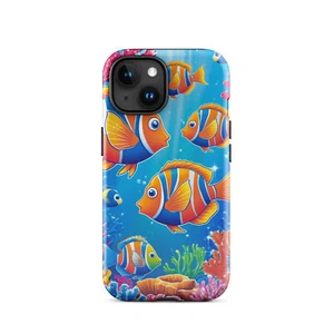 Tropical Scene v2  Glossy Dual Layer Tough Case for iPhone® - Picture 1 of 24