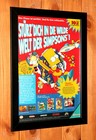 1992 The Simpsons Bart vs. the World SNES Sega Vintage Promo Poster / Ad Framed