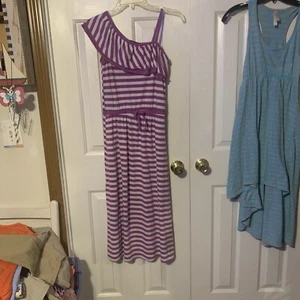 Girls “Dollhouse” One Shoulder Long Dress Size 14/16 Item# 967 - Picture 1 of 11