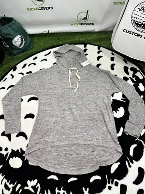 Nueva sudadera con capucha de golf Titleist ultra suave gris mediana Camp David para mujer Foto 1 de 2