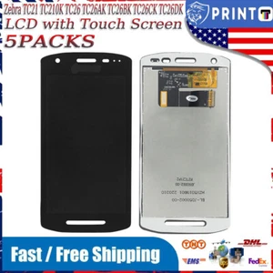 5PCS LCD with Touch Screen for Zebra TC21 TC210K TC26 TC26AK TC26BK TC26CK 26DK - Picture 1 of 9