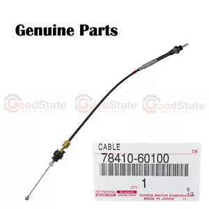 Genuine Toyota LandCruiser 80 Series HZJ HDJ Throttle Control Cable - Picture 1 of 14