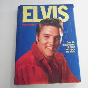 Elvis, Peter Jones, HC DJ First Published 1976 by Octopus Books/Newspaper Clips - Foto 1 di 19