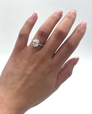 18K Gold&Plat Engagement Ring 2.70CT Clarity Enhanced Diamond Retail Value=$29K - Image 1 of 4