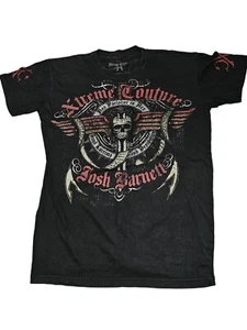 Men's Affiction Xtreme Couture Josh Barnett Studded T-Shirt Large - Picture 1 of 5