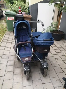 Zwillings- und Geschwisterwagen TFK mit viel Zubehör - Bild 1 von 17