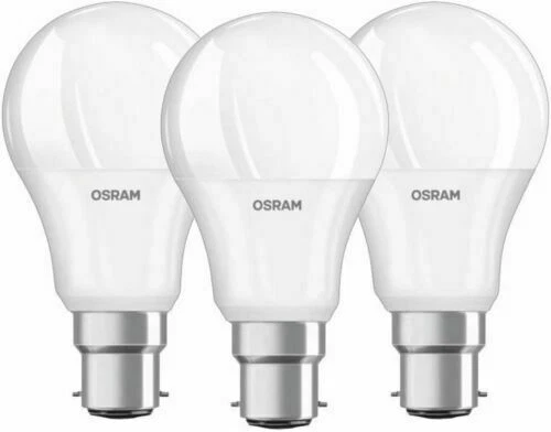 LED GLS Light Bulbs 9W (60W) B22 Bayonet Cap 2700k Warm White Frosted Bulbs x 3 - Image 1 of 1
