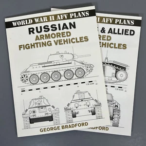 WW2 AFV Plans: Armored Fighting Vehicles (1) RUSSIAN and (2) OTHER AXIS & ALLIED - Picture 1 of 12