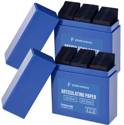 600 Tiras Articulantes Azules Dentales 55×18 mm Contacto Oclusal Ultradelgado (2 Cajas) Foto 1 de 4