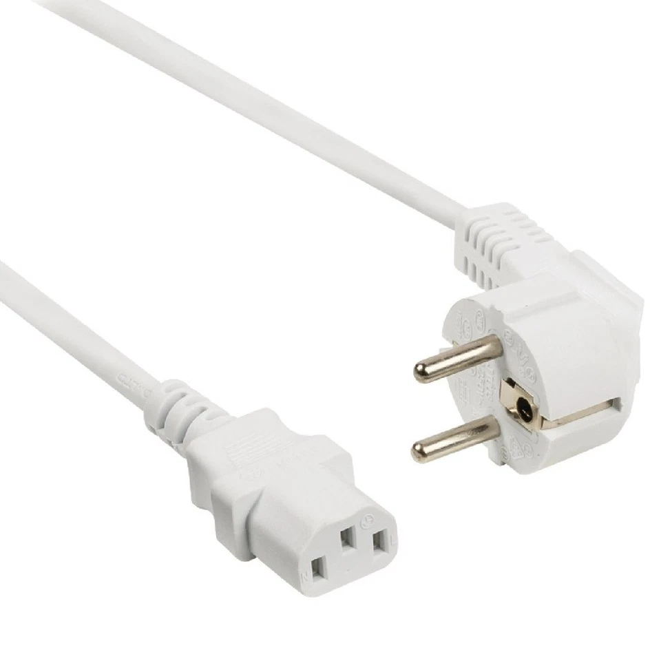 Netzkabel Anschlusskabel Kaltgerätekabel Stromkabel W 10m VDE für PC Monitor - Bild 1 von 1