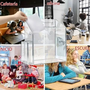 Suggestion Box with Slot Donation Box for Community Events Charity Tabletop - Picture 1 of 6