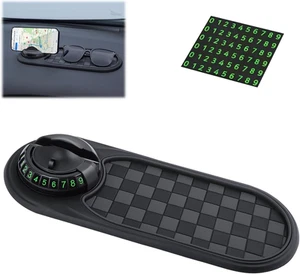 Tapis Antidérapant Voiture Multifonction Support Téléphone Auto, Tableau de Bord Voiture Antidérapant Rotatif - Photo 1 sur 12