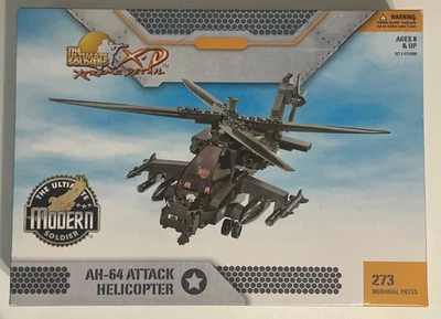 Helicóptero de ataque The Ultimate Soldier AH-64 XD - Nuevo en caja - 273 piezas Foto 1 de 2