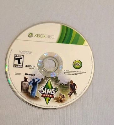 The Sims 3: Pets -- Limited Edition (Microsoft Xbox 360, 2011)/ DISC ONLY/TESTED - Image 1 of 3