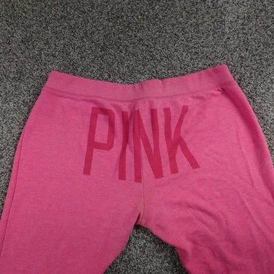 Pantalones deportivos Pink Victorias Secret para mujer L bota acampanada preppy Y2K 00s Foto 1 de 4