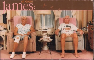 James Sit Down cassette UK Fontana 1998 cassette single in card outer slip case - Image 1 of 2