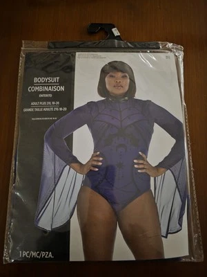Body Bruja Mala Púrpura Malvado Gótico Sexy Vestido Elegante Halloween Adulto Disfraz Foto 1 de 2