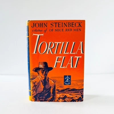 TORTILLA FLAT John Steinbeck - 1937 Modern Library 216 Illustrated Edition! HCDJ - Image 1 of 4